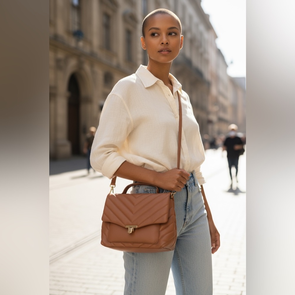 ( A NEW DAY) Elegant Quilted Women's Bag - Picture 2 of 12